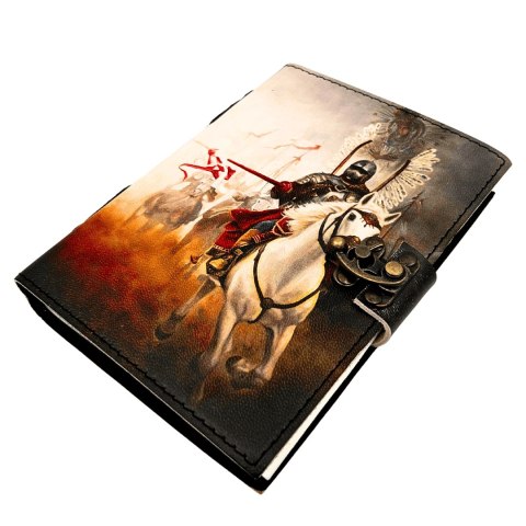 Notes Skórzany Pamiętnik Husaria Patriotyczny - 200 stron - AH14