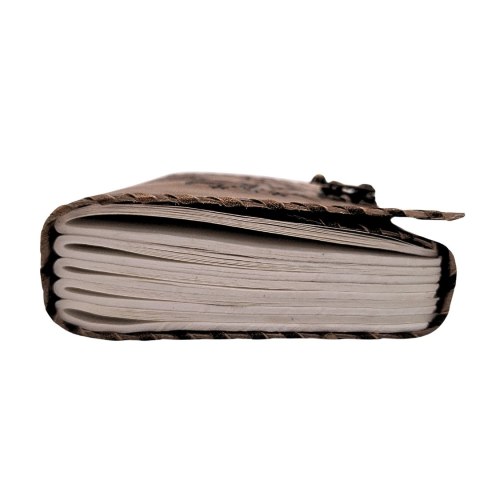 Notes Skórzany Retro 200 stron Słońce i Księżyc 200 stron - AH05