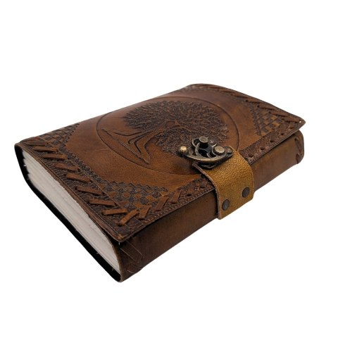 Notes Skórzany Vintage Retro 200 stron - Drzewo Życia - AH01