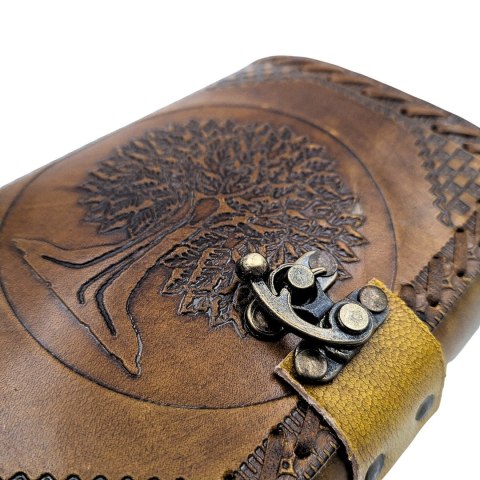 Notes Skórzany Vintage Retro 200 stron - Drzewo Życia - AH01