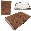 Notes skórzany Retro z Inskrypcją 200 stron - AH04