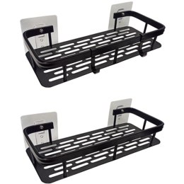 Półka łazienkowa 2szt - czarna