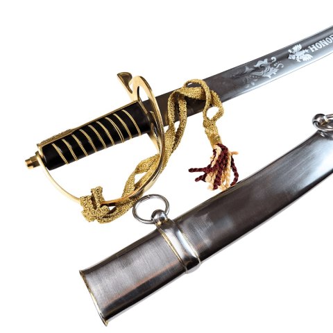 Replika szabli - Polska szabla kawaleryjska „Radziwiłłówka" z roku 1917 z napisem „Honor i Ojczyzna" - DD1191HO