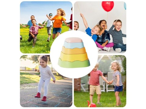 Ścieżka Sensoryczna Dla Dzieci KAMIENIE BALANSUJĄCE 5 Szt Równowaga Trening Równowagi