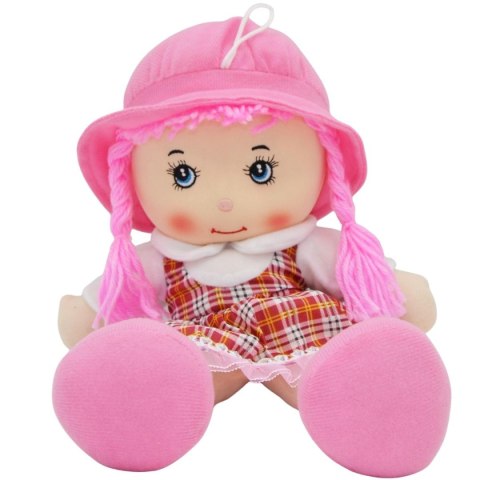 LALKA PRZYTULANKA SZMACIANKA Z DŻWIĘKIEM RÓŻOWA