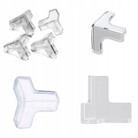 Narożniki ochronne na meble bezpieczne przezroczyste zabezpieczenia 10 szt