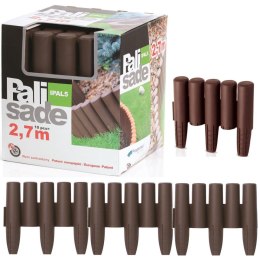 PALISADA OGRODOWA OBRZEŻE TRAWNIKOWE 270CM IPAL 5 BRĄZ