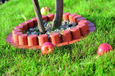 PALISADA OGRODOWA OBRZEŻE TRAWNIKOWE 405CM IPAL 7 TERAKOTA