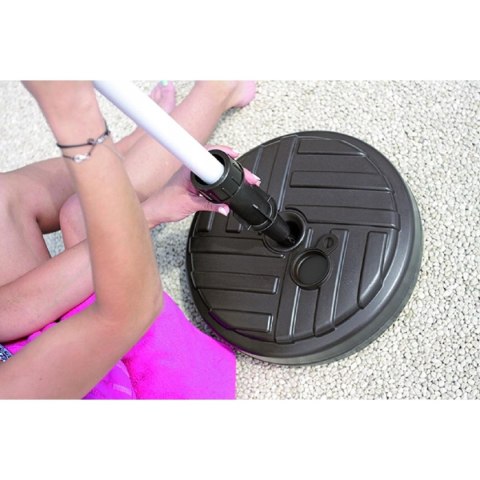 PODSTAWA DO PARASOLA UMBRELLA BASE OKRĄGŁA RATAN BIAŁY