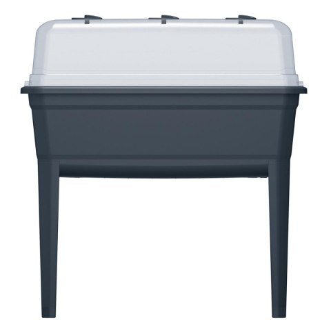 SZKLARNIA STOJĄCA ROZSADNIK RESPANA SET ECOLINE 74,6x77,7x36,8CM ANTRACYT