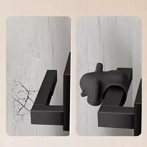 Silikonowa osłona na klamkę - anty uderzeniowy ochraniacz drzwi słonik