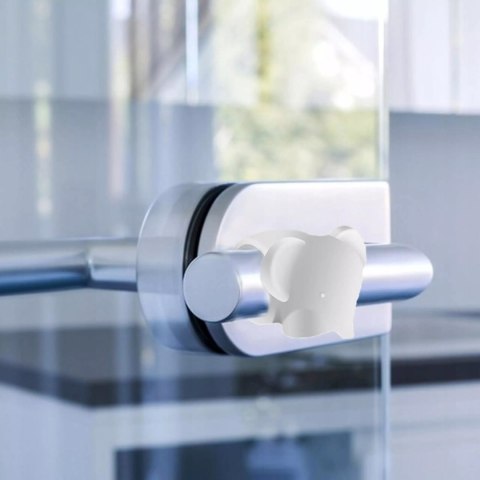 Silikonowa osłona na klamkę - anty uderzeniowy ochraniacz drzwi słonik