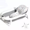 Składana wanienka z termometrem bezpieczna kąpiel + poduszka do kapieli