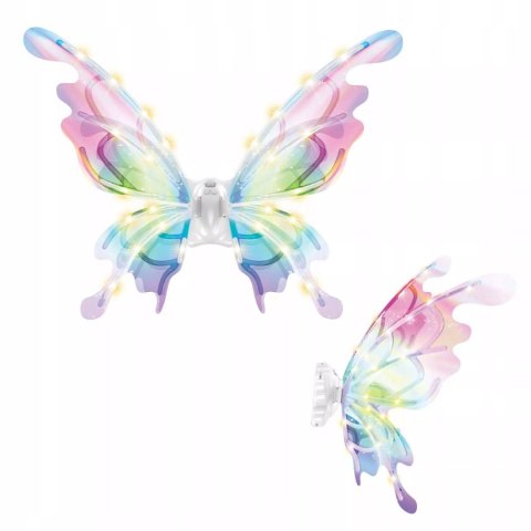 Świecące skrzydła motyla LED bajkowe skrzydełka dla małych wróżek