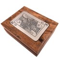 Talia Kart w Ozdobnym Drewnianym Pudełku - DNU-3025
