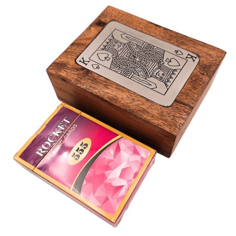 Talia Kart w Ozdobnym Drewnianym Pudełku - DNU-3025