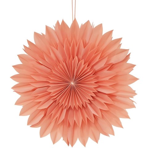 GWIAZDA DEKORACYJNA WISZĄCA PAPIEROWA 3D 50CM RÓŻOWA