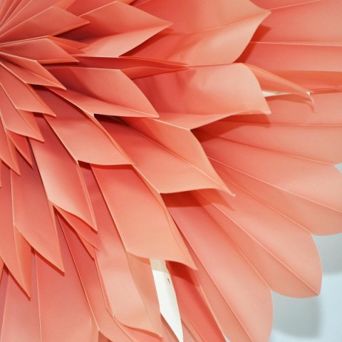 GWIAZDA DEKORACYJNA WISZĄCA PAPIEROWA 3D 50CM RÓŻOWA