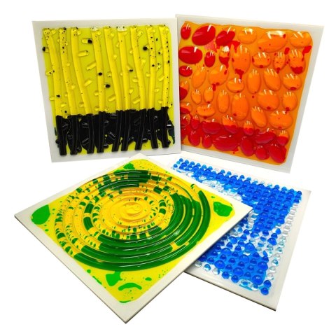 Teksturowane maty płynne Tullo - 4 szt.