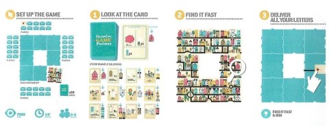 Gra obserwacyjna Postman Listonosz Londji dla rodziny 3+