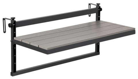 Stolik balkonowy AGATTI BIS STONEWOOD wiszący