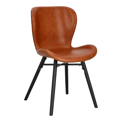 Krzesło Batilda Retro brandy /czarne