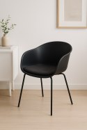 Krzesło Topley Arm czarne