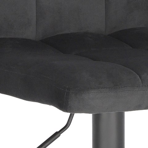 Krzesło barowe regulowane Dafne VIC czar ne