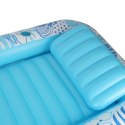 Materac dmuchany do pływania, leżak do opalania z poduszką 175cm niebieski