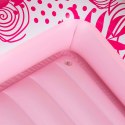 Materac dmuchany do pływania, leżak do opalania z poduszką 175cm różowy