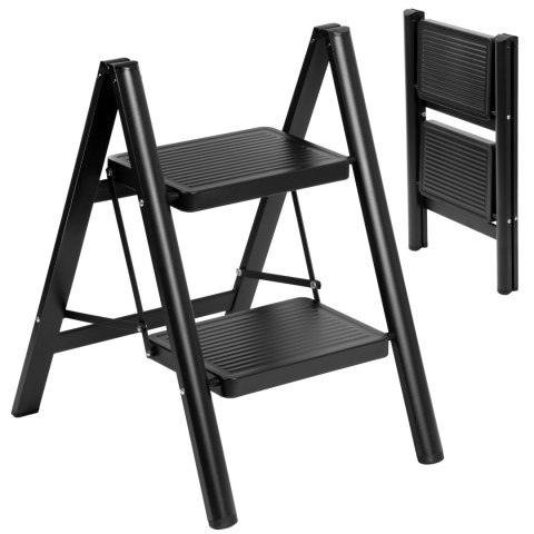 Drabinka 2-stopniowa metalowa EASYSTEP składana