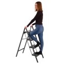 Drabinka 4-stopniowa metalowa EASYSTEP składana