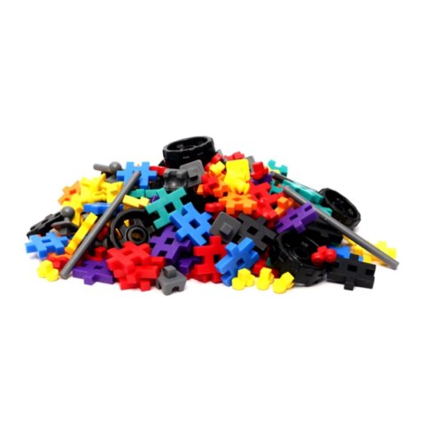 Klocki MELI Basic Tech+ 780 el. - wafle konstrukcyjne z mechanizmami 3+