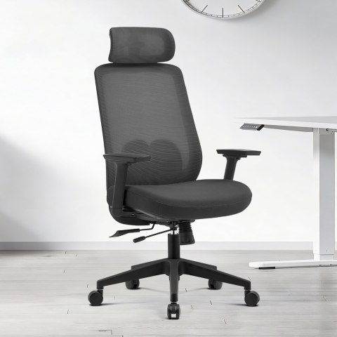 Fotel biurowy ergonomiczny ANGEL runO czarny