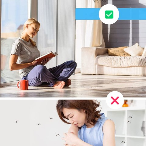 Moskitiera MAGNETYCZNA Drzwiowa do Przycięcia SZARA