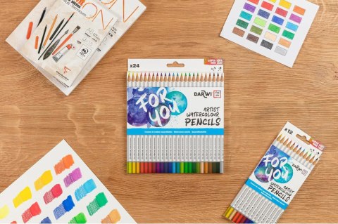 Kredki akwarelowe Darwi 24 kolory