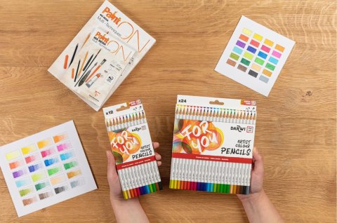 Kredki ołówkowe Darwi 12 kolorów