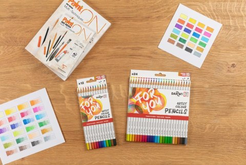 Kredki ołówkowe Darwi 24 kolory