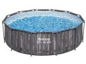 Bestway Basen stelażowy 366x100cm 8w1 drewno 5614X