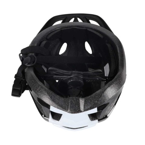 Kask rowerowy na rower RALLEX damski męski regulowany czarno-biały L 58-62cm