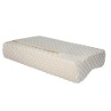 Poduszka ortopedyczna, ergonomiczna, profilowana z pianki memo zdrowotna do spania 30x50 cm - Deco Kremowa