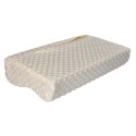 Poduszka ortopedyczna, ergonomiczna, profilowana z pianki memo zdrowotna do spania 30x50 cm - Deco Kremowa