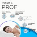 Poduszka ortopedyczna, ergonomiczna, profilowana z pianki memo zdrowotna do spania 30x50 cm - Deco Kremowa