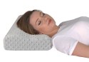 Poduszka ortopedyczna, ergonomiczna, profilowana z pianki memo zdrowotna do spania 30x50 cm - Deco Szara