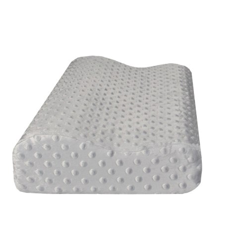 Poduszka ortopedyczna, ergonomiczna, profilowana z pianki memo zdrowotna do spania 30x50 cm - Deco Szara
