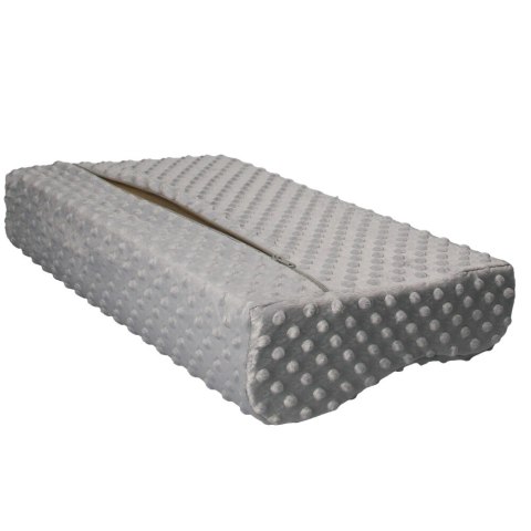 Poduszka ortopedyczna, ergonomiczna, profilowana z pianki memo zdrowotna do spania 30x50 cm - Deco Szara