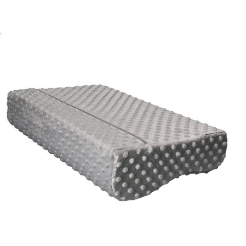 Poduszka ortopedyczna, ergonomiczna, profilowana z pianki memo zdrowotna do spania 30x50 cm - Deco Szara