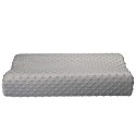 Poduszka ortopedyczna, ergonomiczna, profilowana z pianki memo zdrowotna do spania 30x50 cm - Deco Szara