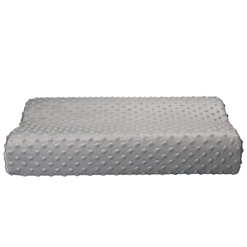 Poduszka ortopedyczna, ergonomiczna, profilowana z pianki memo zdrowotna do spania 30x50 cm - Deco Szara