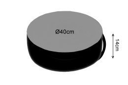 Legowisko dla KOTA /Materac wkład z granulatem + pianka 40 cm Sleeping Cat